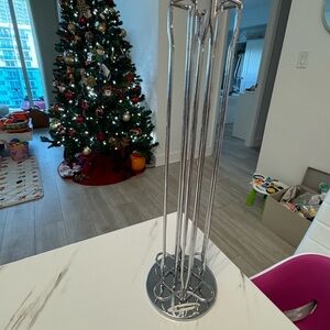 Swissmar Chrome Nespresso Capsule Holder – Rotating Coffee Pod Organizer